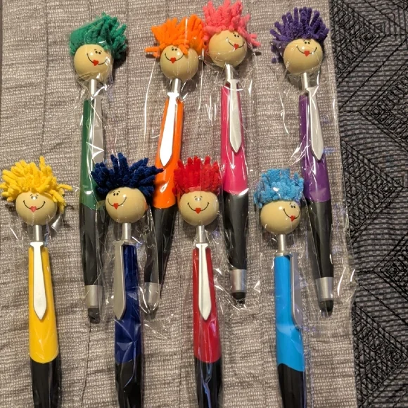 Stylus Tip Ballpoint Pen W Mop Head Screen Cleaner NEW Choose 1 - Picture 6 of 6